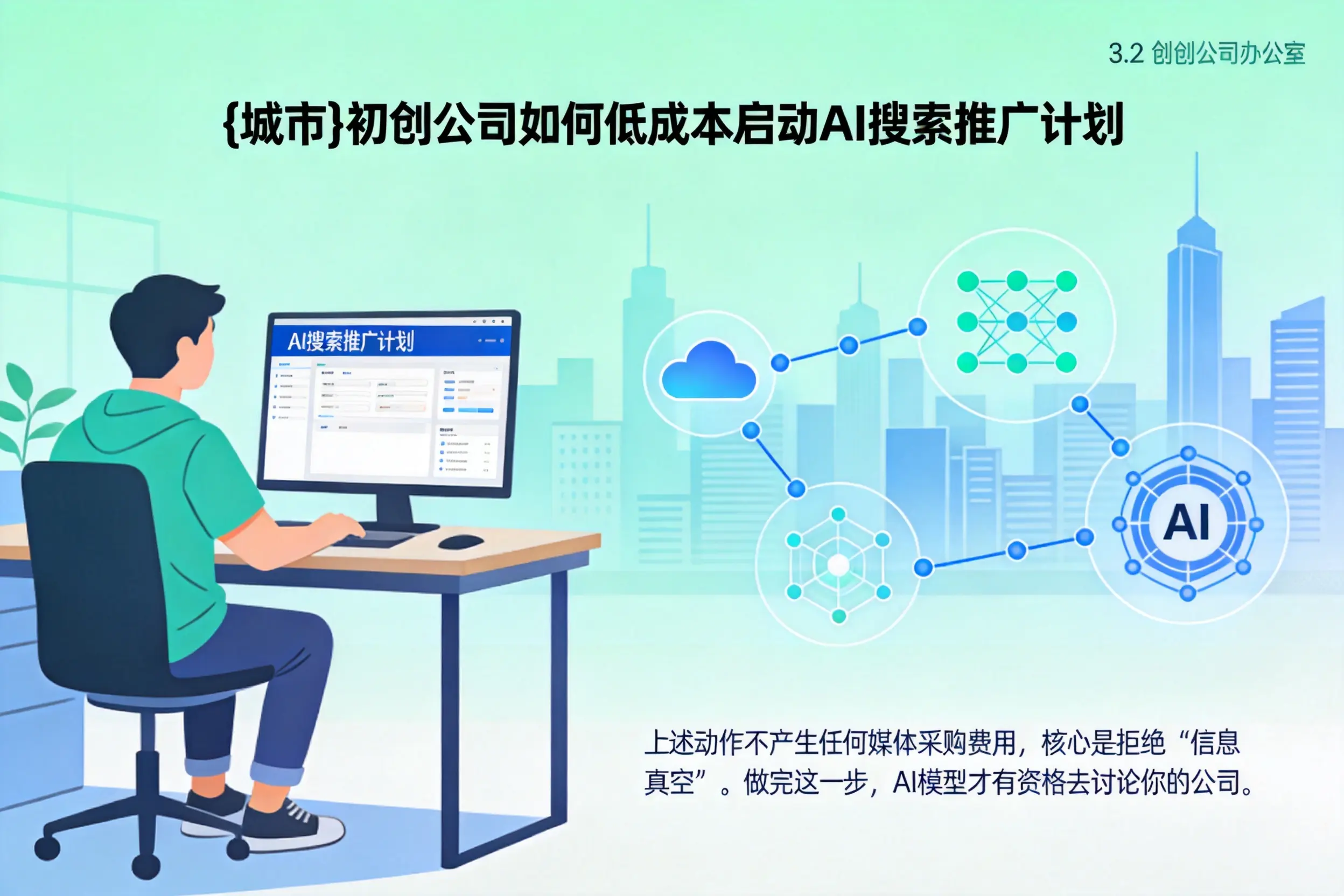 长沙初创公司如何低成本启动AI搜索推广计划