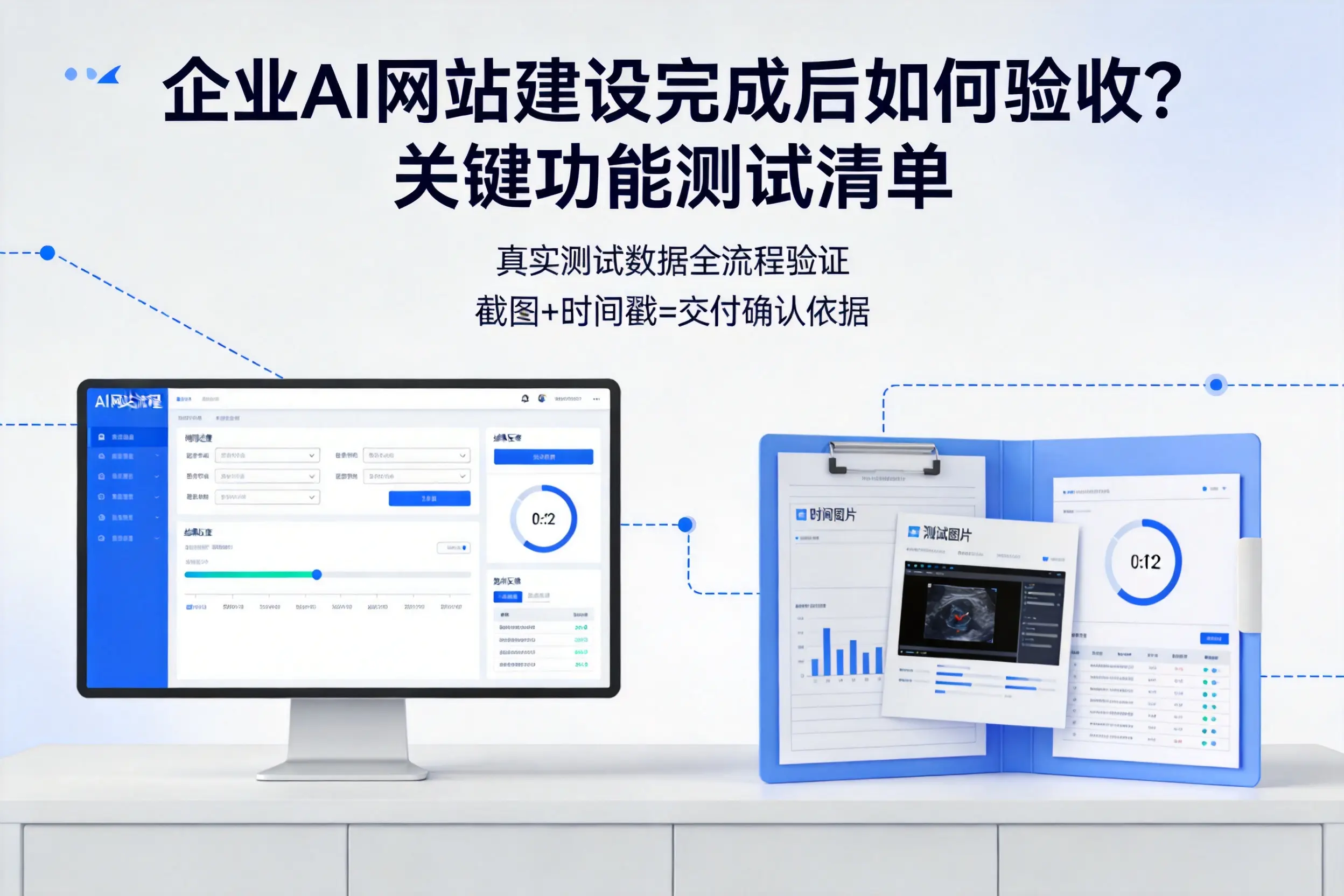长沙企业AI网站建设完成后如何验收?关键功能测试清单