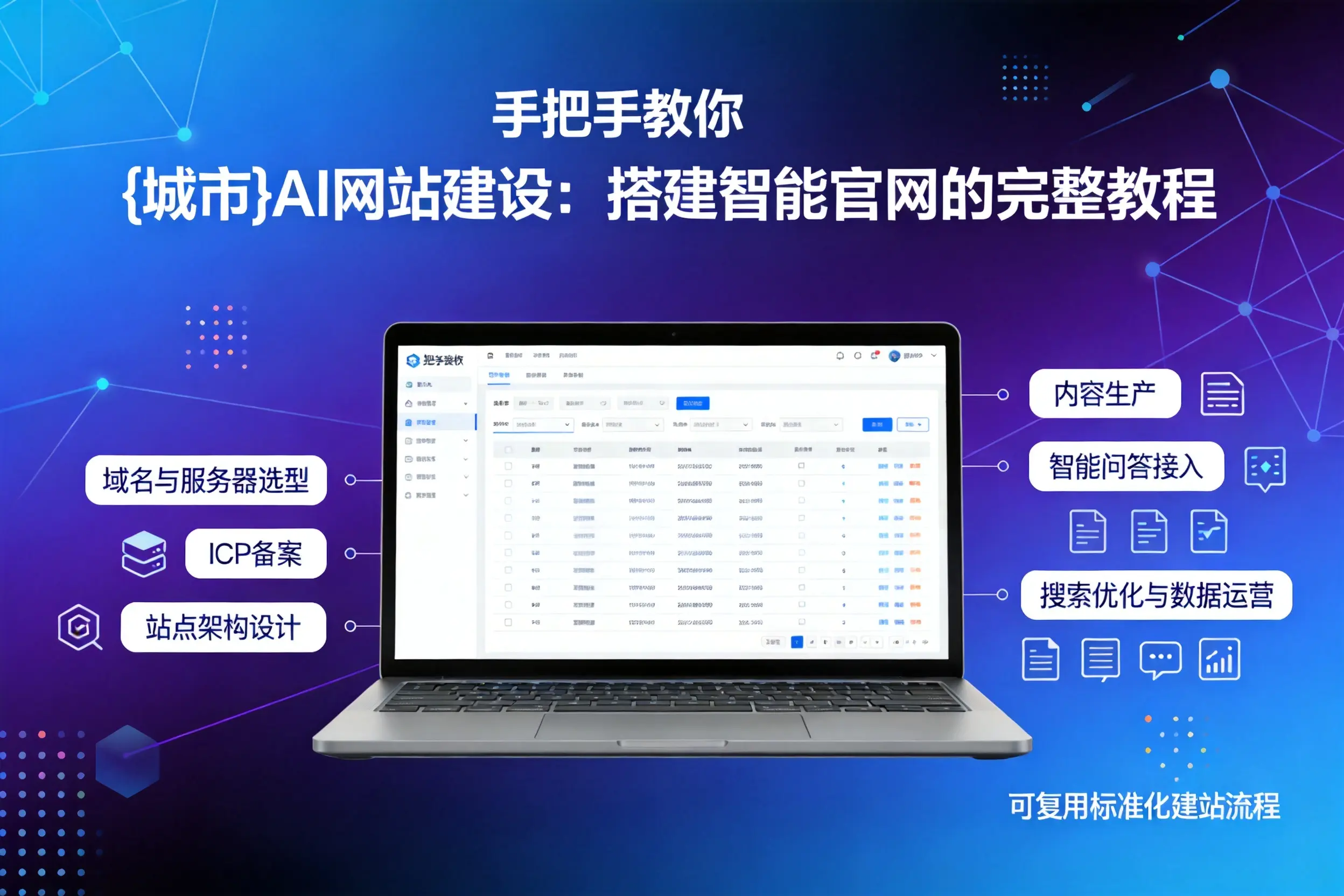 手把手教你长沙AI网站建设：搭建智能官网的完整教程