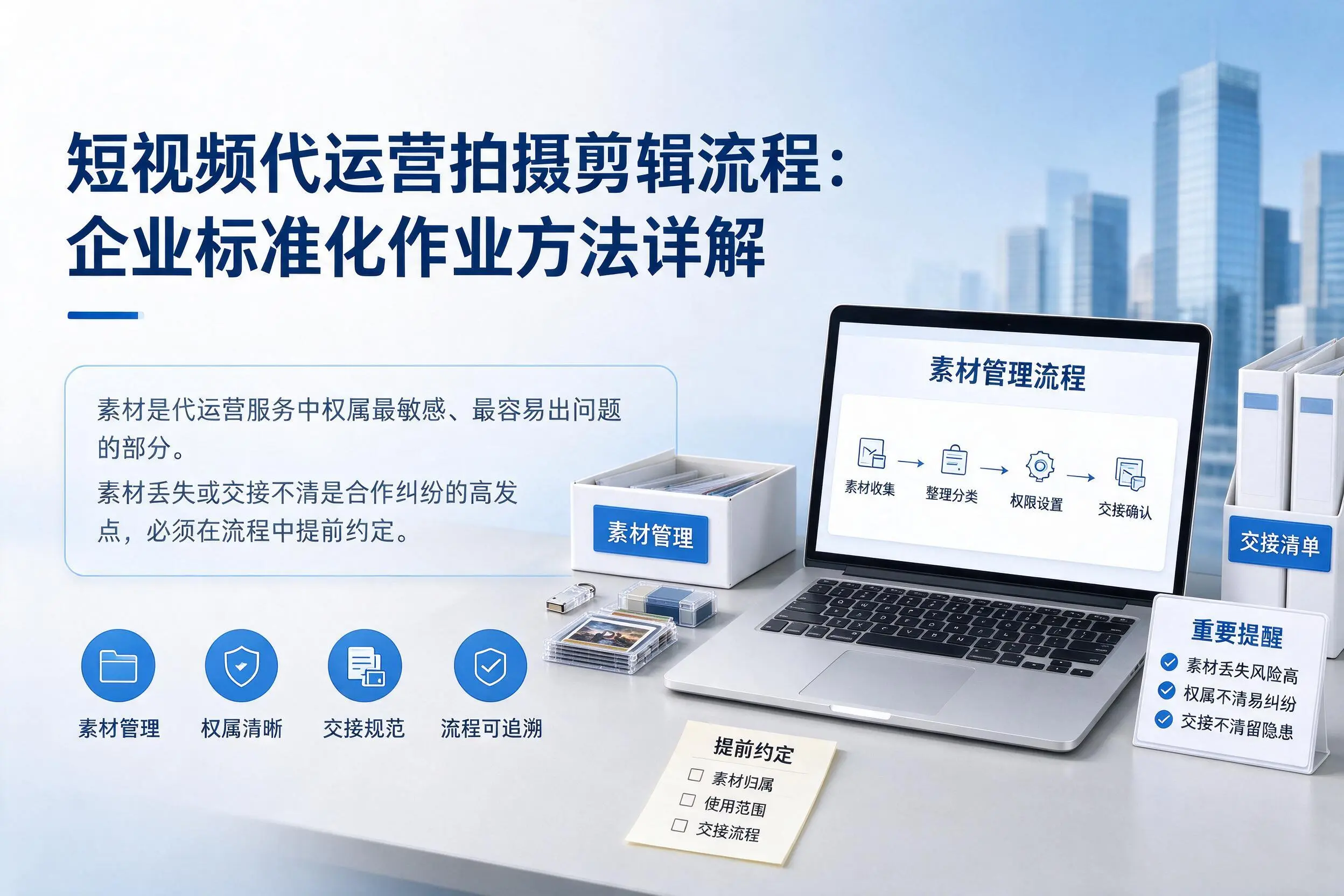 短视频代运营拍摄剪辑流程：长沙企业标准化作业方法详解